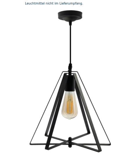 Lampada a sospensione piramide