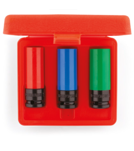 Legierter Felgen-Steckschlüsselsatz , 1/2 Zoll, 3-teilig